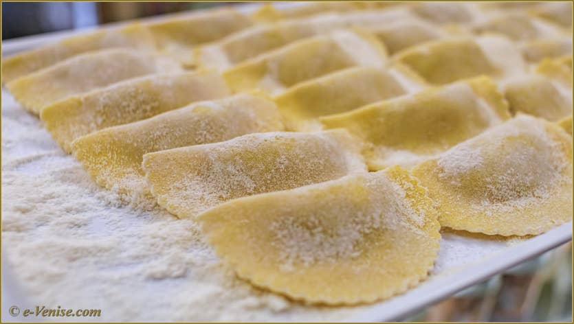 Pâtes Serenissima Tagliatelles, Raviolis, Tortellini, Lasagne et Gnocchis à Venise