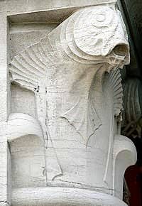 Sculpture de chapiteau à la Pesacaria