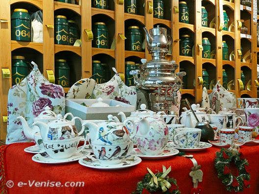 Thé et Théières à Venise Peter's Tea House