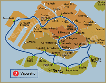 Ligne 2 du Vaporetto ACTV à Venise